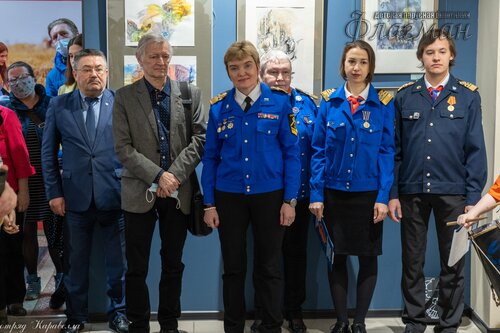 Открытие выставки работ  художника-иллюстратора Евгении Ивановны Стерлиговой _DSC7938